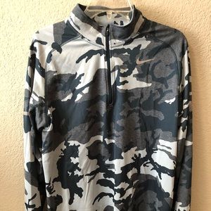 Nike Camo Running Quarter Zip